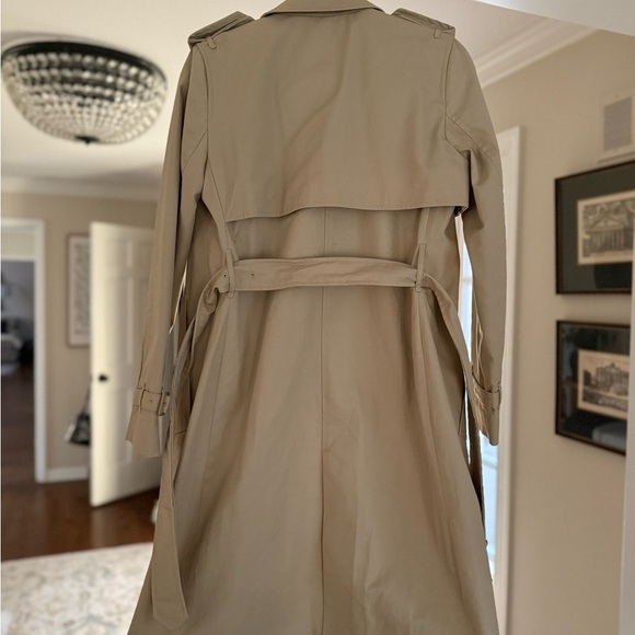 EUC-Mango Classic Tan Trench Coat- Sz small - Picture 5 of 9